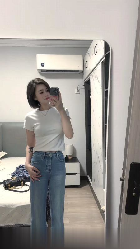 包河短发小姐姐